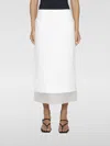 Sportmax Aceti1234 Pencil Skirt Clothing In White 1