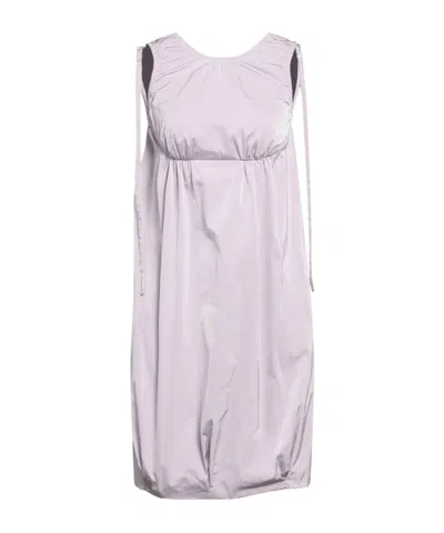 Sportmax Sleeveless Crew Neck Balloon Dress In Purple