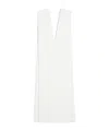 Sportmax Edison V-neck Sleeveless Dress In White