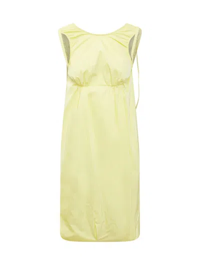 Sportmax Woman Mini Dress Light Yellow Size 6 Polyester