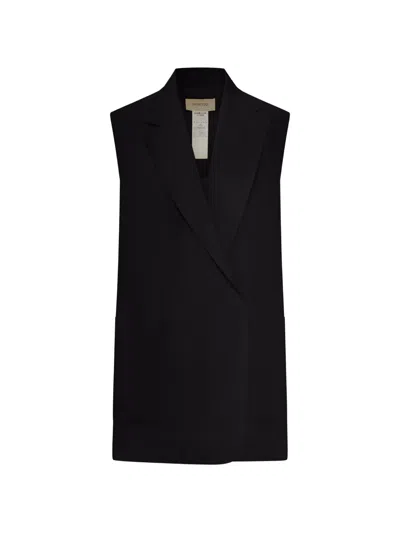 Sportmax Sleeveless Gilet In Black