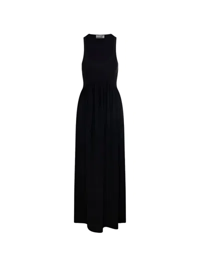 Sportmax Sleeveless Maxi Dress In Black