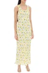 Sportmax Tonale Printed Silk Maxi Dress In Multi