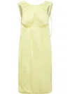 Sportmax Woman Mini Dress Pastel Yellow Size 4 Polyester In Yellow