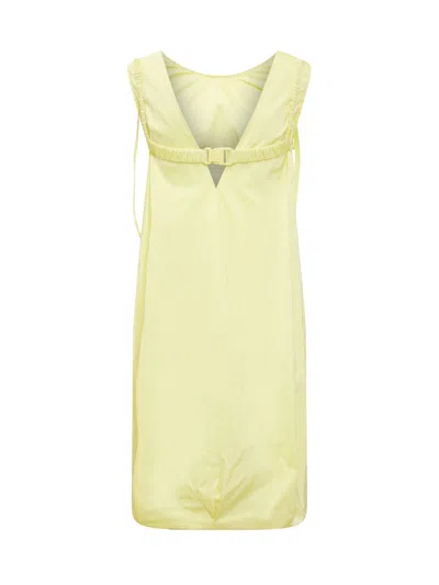Sportmax Sleeveless Mini Suit In Giallo/paglia