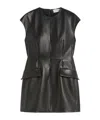 Sportmax Sleeveless Nappa Dress In Black