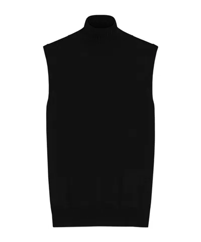 SPORTMAX SLEEVELESS POLO NECK