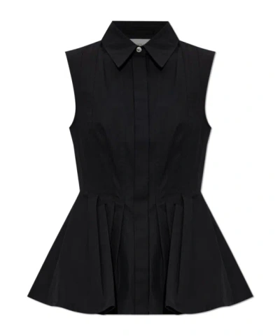 Sportmax Sleeveless Shirt In Black