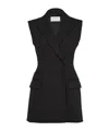 Sportmax Double-breasted Sleeveless Jacket In Black