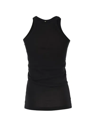 Sportmax Canotta Con Scollo Olimpionico In Black