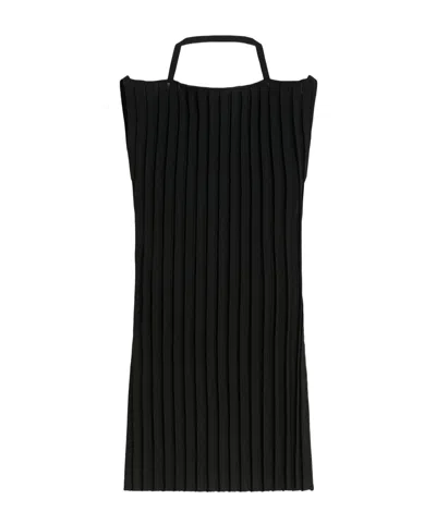 Sportmax Stretch Knit Top In Black