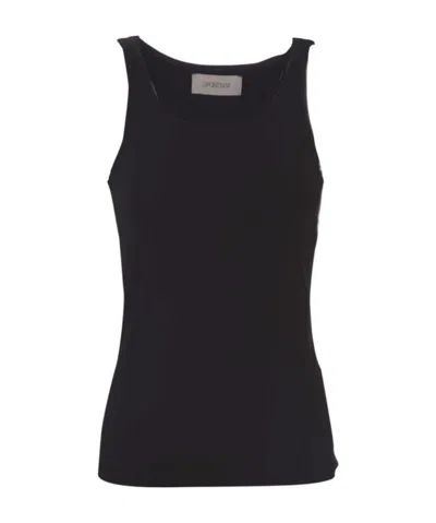 Sportmax Sleeveless Vest In Black