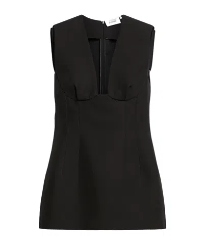 Sportmax Sleeveless Vest In Black
