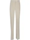 Sportmax Beige Tailored Trousers With Straight Leg Silhouette In Neutral