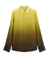 Sportmax Slim-fit Dégradé Shirt In Yellow