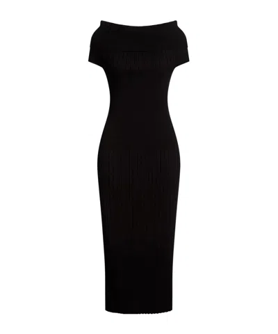 Sportmax Slim-fit Dress In Black