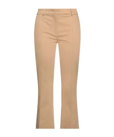 Sportmax Slim-fit Straight-leg Pants In Brown