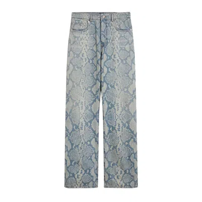 Sportmax Diego Snake Print Trousers With Double-breasted Blazer In 015