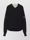 Sportmax Oversized Jumper With Detachable Sleeves In Blue