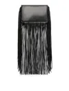 Sportmax Mini Soffy Bag In Nappa With Fringes In Black