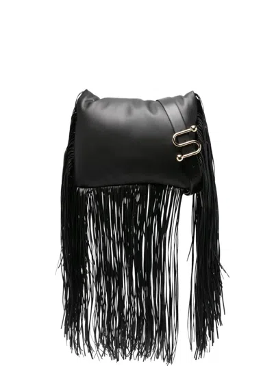 SPORTMAX SPORTMAX "SOFFYFRINGES" MAXI SOFT FRINGES BAG BAGS
