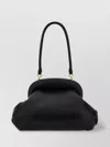 Sportmax Soft Structure Top Handle Clutch Bag In Black