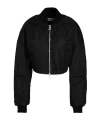 Sportmax Solid Bomber Jacket In Black
