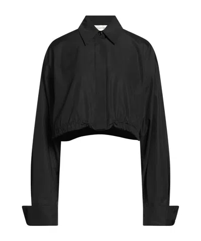 Sportmax Solid Color Shirt In Black