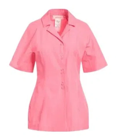 Sportmax Solid Color Shirt In Pink