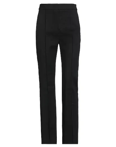 Sportmax Solid Color Straight-leg Pants In Animal Print