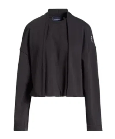 Sportmax Solid Color Sweatshirt In Black