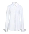 Sportmax Solid Colour Shirts  Blouses In White