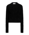 Sportmax Solid Long Sleeve Knit Top In Black