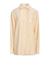 Sportmax Solid Long Sleeve Shirt In Neutral