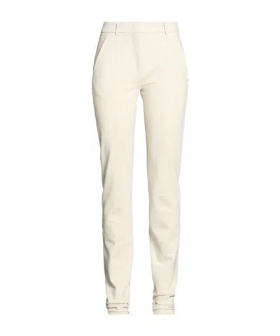 Sportmax Solid Simple Straight-leg Pants In White