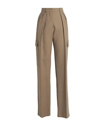 Sportmax Solidcolor Casual Trousers In Neutral