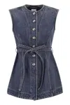 Sportmax Spddominio - Denim Sleeveless Top In Blue