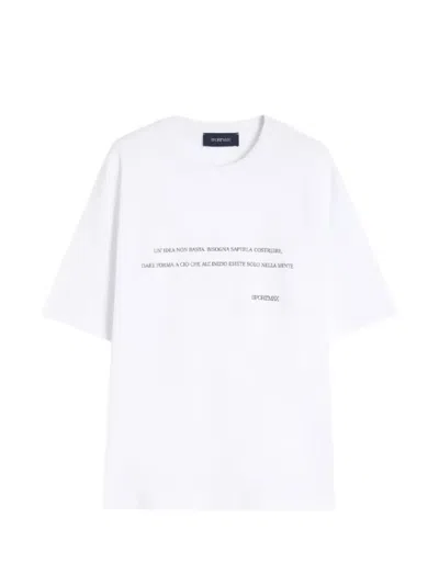 Sportmax Spdquiete Print Short-sleeve T-shirt In White