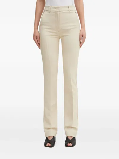 Sportmax Split Trousers In Neutral