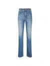 Sportmax Split-back Denim Jeans In Blue