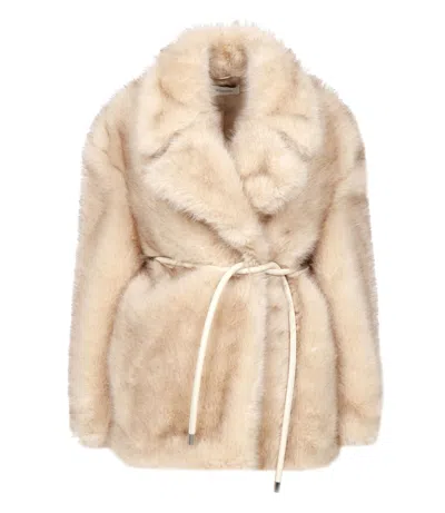 Sportmax Sport Max Coats Beige In Brown