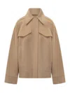 Sportmax Camel Singer Cantor Jacket In Brown