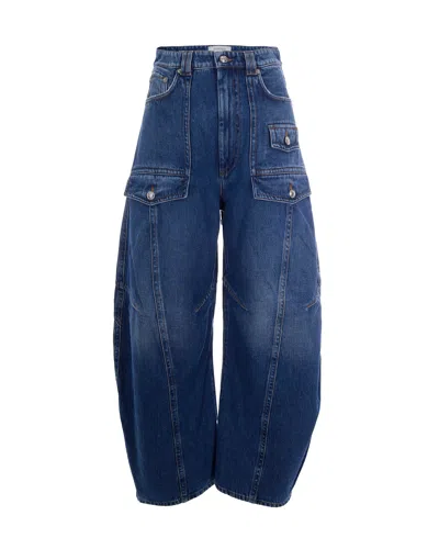 Sportmax Sporty Mini Jeans For Women In Blu Notte