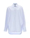 Sportmax Blue Oversized Solid Shirt In Blue
