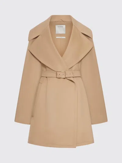 Sportmax Sporty Wool Slip-on Shoes In Camel