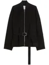 Sportmax Long-sleeved Jacket In Black