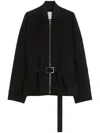 Sportmax Long-sleeved Jacket In Black