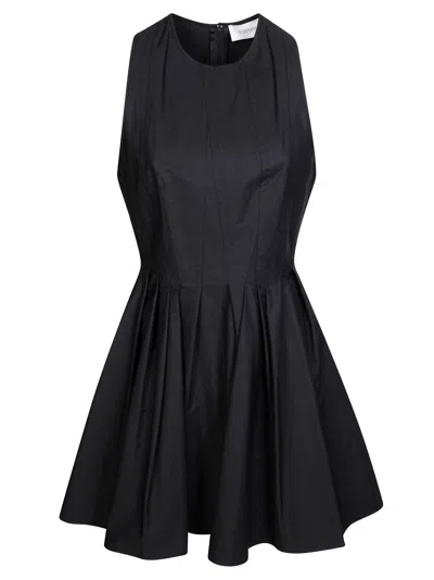 Sportmax Spxara Sleeveless Flared Mini Dress In Black