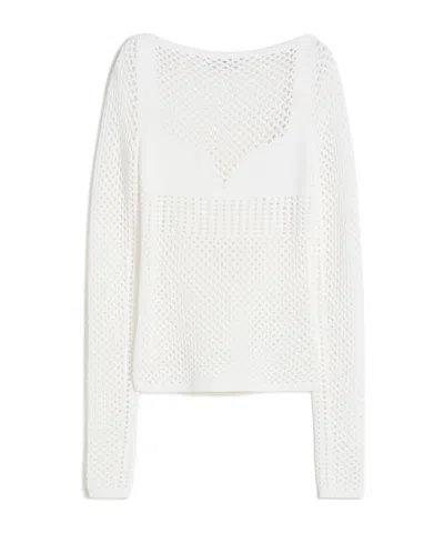 Sportmax Spxfaglia Boat-neck Slim Fit Sweater In Multi
