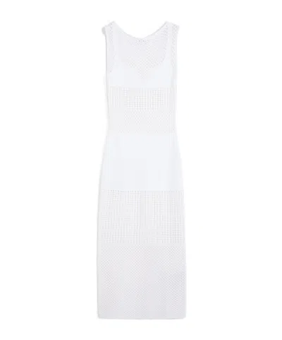 Sportmax Spxfesta Midi Dress In White